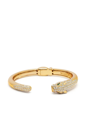 Nialaya Jewelry diamond gold-plated bracelet
