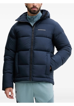 Peak Performance hooded quilted jacket - Blue