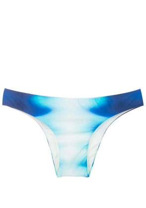 Lenny Niemeyer abstract-print bikini briefs - Blue