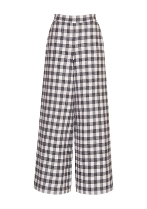 Cara Cara Mayflower gingham trousers - Black