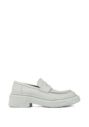 CamperLab smooth leather vamonos loafers - White