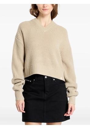 Calvin Klein Jeans V-neck knitwear - Neutrals