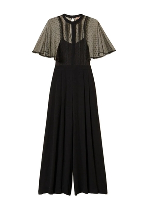 TWINSET tulle wide-leg jumpsuit - Black
