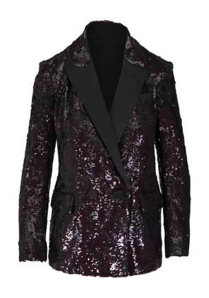 Veronica Beard Sevyn sequin lapel jacket - Black