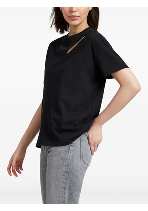 Marcella Leonie cut-out short-sleeve T-shirt - Black