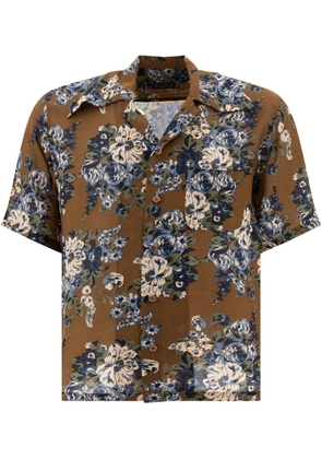 KAPITAL floral-print shirt - Brown