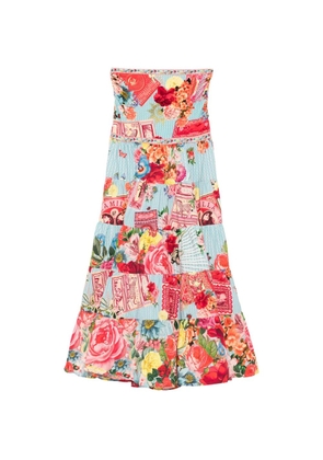 Camilla Papers And Curious Capers tiered skirt - Blue