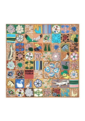 Bimba y Lola patchwork animal print scarf - Neutrals