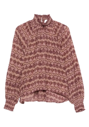 Antik Batik ruffled blouse - Neutrals