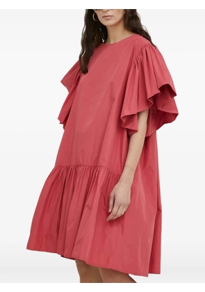 MMC STUDIO ruffled tie mini dress - Red