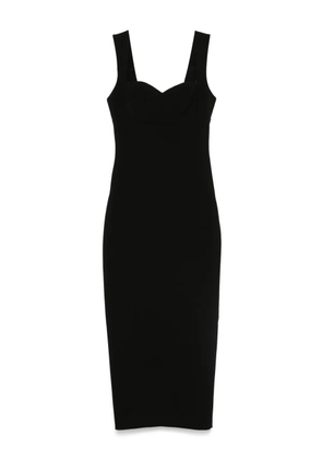 SILK LOVE & LACE Theodora midi dress - Black