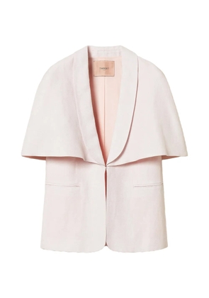 TWINSET pink cape jacket
