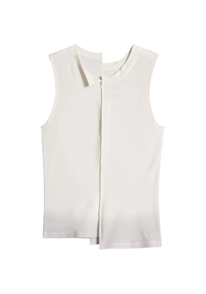 Y-3 seam-detail top - Neutrals