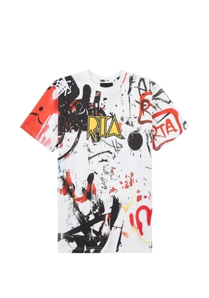 RTA Liam graffiti T-shirt - White