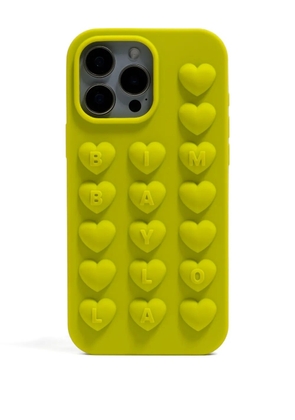 Bimba y Lola heart-detail iPhone 15 Pro Max case - Green