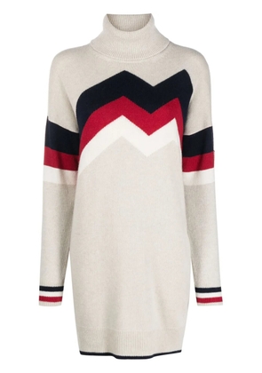 Rossignol Mountain knit dress - Neutrals