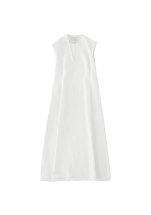 Studio Nicholson Beck V-neck pocket dress - White