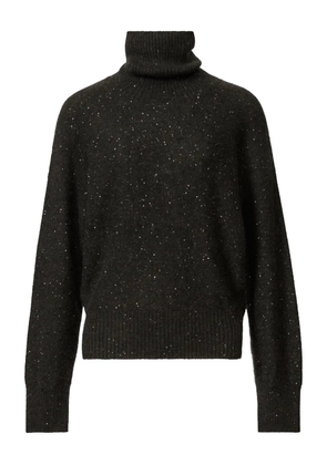 Fabiana Filippi sequin-embellished turtleneck sweater - Grey