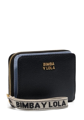 Bimba y Lola zip-around leather wallet - Black