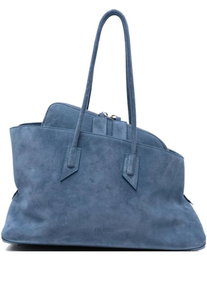The Attico medium La Passeggiata suede tote bag - Blue