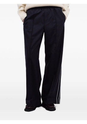 WE-AR4 The Chaplin pinstripe-pattern trousers - Blue