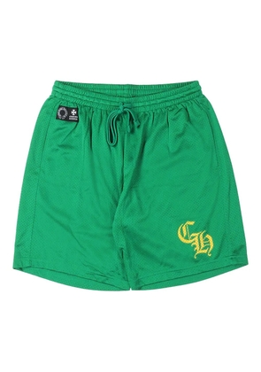 Chrome Hearts varsity green shorts