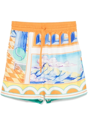 Casablanca Surreal Pool shorts - Orange