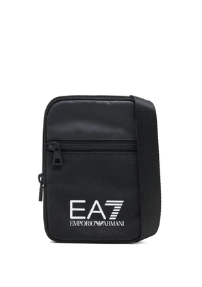 Ea7 Emporio Armani logo-print shoulder bag - UC001 BLACK