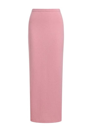12 STOREEZ knitted maxi skirt - Pink