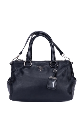 Prada Pre-Owned Double Zip leather tote bag - Black