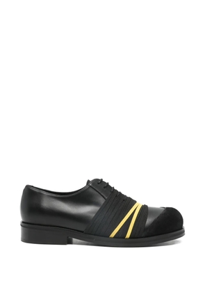 Stefan Cooke elastic-detail biker derby shoes - Black