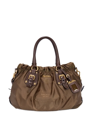 Prada Pre-Owned logo tote bag - Brown
