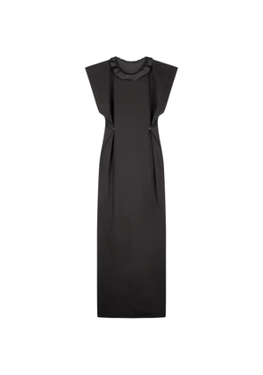 Coperni structured shoulders adjustable dress - Black