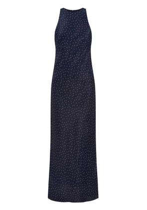 12 STOREEZ polka-dot midi dress - Blue