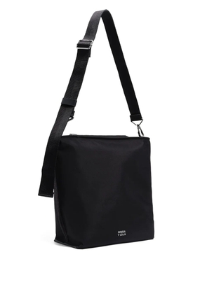 Bimba y Lola logo-print cross body bag - Black