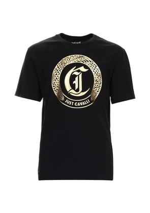 Just Cavalli snake-logo T-shirt - Black