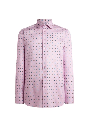 ETRO paisley-print cotton shirt - Pink