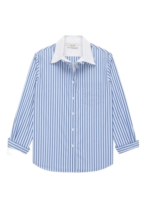 WE-AR4 striped shirt - Blue