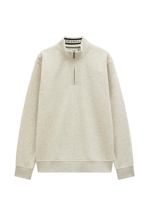 Pringle of Scotland zip track sweatshirt - Neutrals