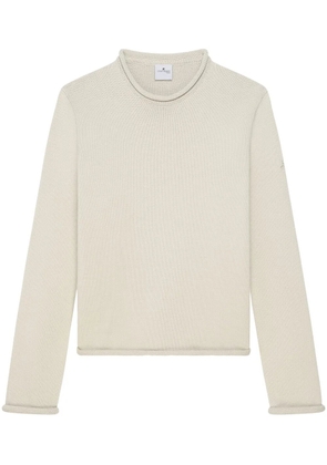 Courrèges knit sweater - Neutrals