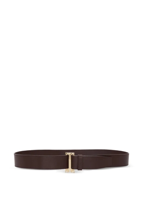 Victoria Beckham Dorian tuxedo leather belt - Brown