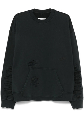 MM6 Maison Margiela ripped sweatshirt - Grey