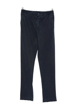 Kiton drawstring-waist trousers - Blue