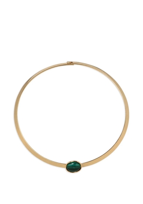 Jennifer Behr Elaine malachite collar necklace - Gold