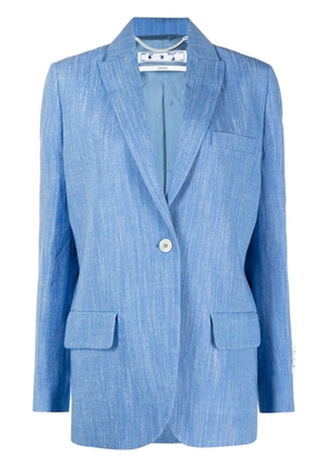 Off-White Tomboy single-breasted blazer - Blue