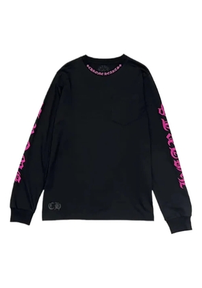 Chrome Hearts pocket long-sleeve crew - Black