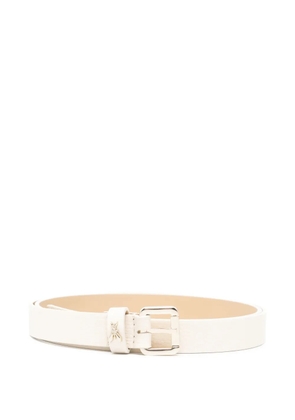 Patrizia Pepe grained fly belt - White