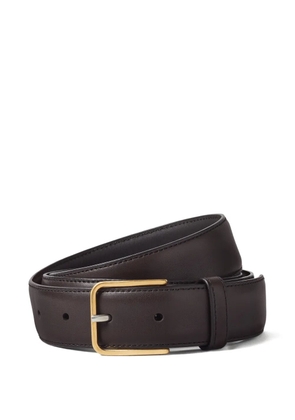 Zegna leather belt - Brown