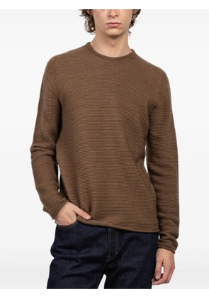 Hannes Roether crew-neck sweater - Brown