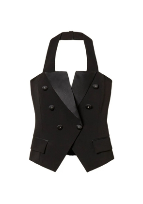 TWINSET button-embellished waistcoat - Black
